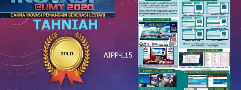  Pusat Latihan Pelayaran merangkul dua emas dalam Karnival Inovasi@UMT2020