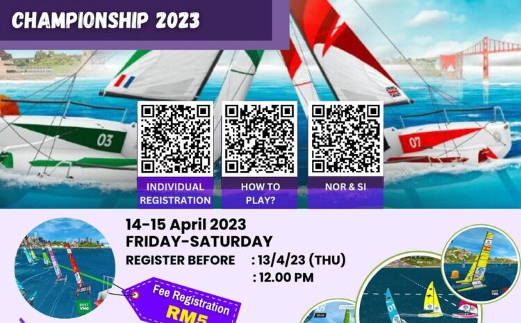  KEJOHANAN UMT NATIONAL E-SAILING CHAMPIONSHIP 2023