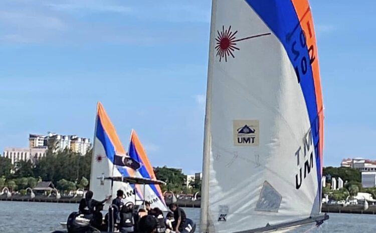  Kelas amali Kursus Asas Pelayaran & Kejurulatihan di UMT Community Sailing Clubhouse, Pulau Duyong.