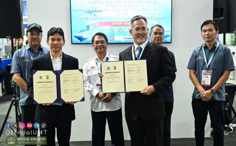  Perjanjian Persefahaman (MoU) antara Universiti Malaysia Terengganu (UMT) dan Persatuan Pelayaran Malaysia (Malaysian Sailing Association – MSA)